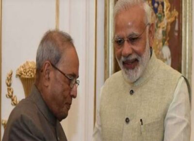 पूर्व राष्ट्रपति प्रणब मुखर्जी ने अपनी आत्मकथा में लिखा मोदी ने मेहनत से हासिल किया प्रधानमंत्री पद