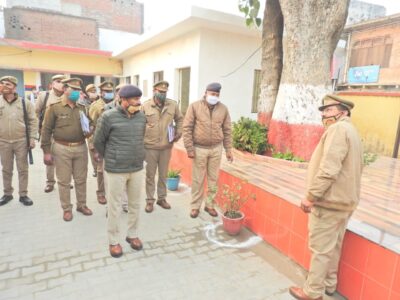 पीलीभीत :पुलिस अधीक्षक महोदय द्वारा थाना बीसलपुर पर किया गया अर्दली रूम।