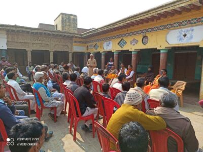बरेली - ब्लाक रामनगर क्षेत्र में समाजवादी पार्टी के निर्देश पर पूर्व ब्लॉक प्रमुख विजेंद्र सिंह यादव ने घेरा डालो डेरा डालो के कार्यक्रम को संबोधित किया।
