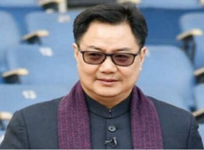 किरण रिजिजू को मिला श्रीपद यसो नाइक के मंत्रालयों का अतिरिक्त प्रभार