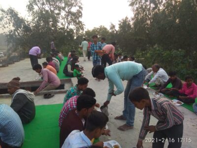 बरेली-रामायण पाठ का समापन,भंडारे का आयोजन