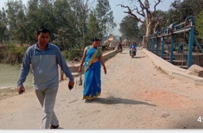 बरेली-पैनी नजर संस्था ने किया डैम और बदहाल सड़क निरीक्षण