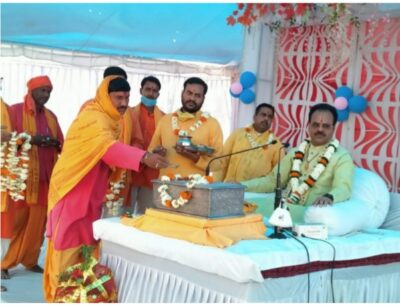 उमरिया :श्री मद्भागवत पुराण कथा आयोजन में आज रुक्मणि विवाह का मंचन