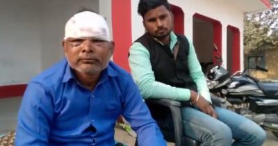 बाराबंकी: सड़क हुई लाल, पुलिस द्वारा भर्ती कराया गया घायल
