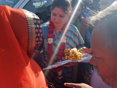जालौन: भाजपा कानपुर बुन्देलखण्ड क्षेत्रीय अध्यक्षा का भव्य स्वागत