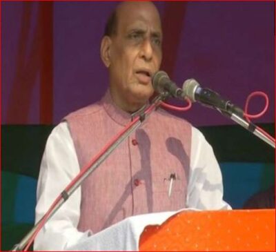 राजनाथ ने कहा- असम में अवैध घुसपैठ पर नहीं होने देंगे राजनीति, असम और बंगाल में बनेगी भाजपा सरकार