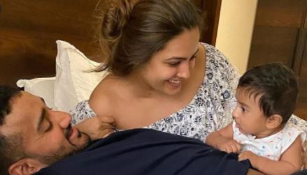 चार बेटो को जन्म देना चाहती है अनीता हसनंदानी , हाल ही में बेटे आरव को जन्म दिया है