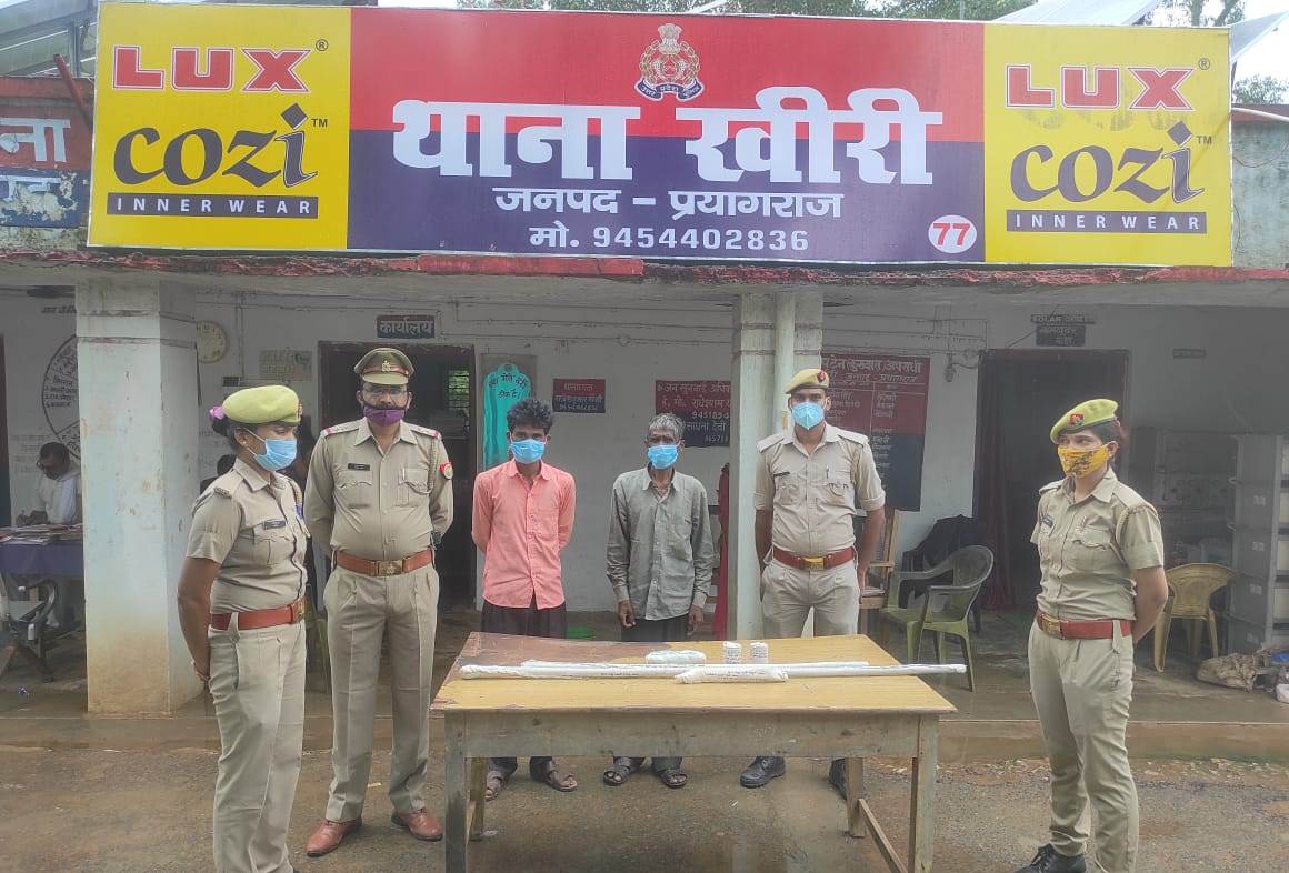 प्रयागराज : थाना खीरी पुलिस व एसओजी की सयुक्त टीम ने लेडियारी तिराहे से तीन हत्यारोपितो को किया गिरफ्तार