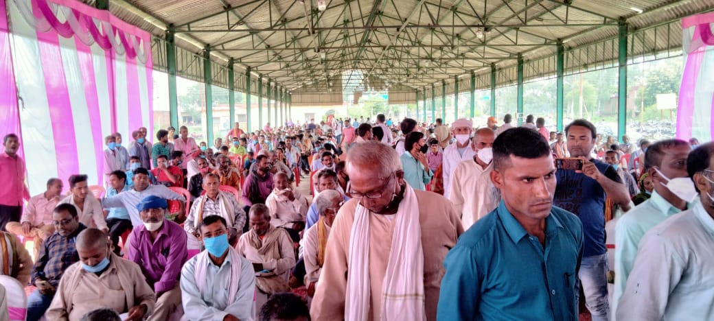 बहराइच:मिहींपुरवा मंडी समिति परिसर में हुआ तहसील दिवस का आयोजन