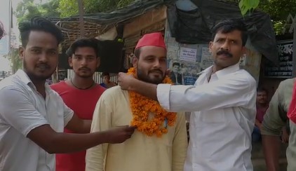 मैनपुरी: समाजबादी पार्टी से उबैश् रसीद को बनाया गया भोगाव का नगर अध्यक्ष
