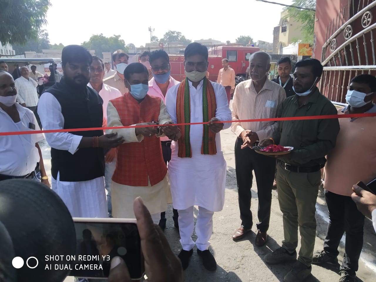 पीलीभीत : मा0 जिलाध्यक्ष एवं मा0 विधायक बरखेड़ा द्वारा आज गांधी स्टेडियम में दीपावली मेले का फ़ीता काटकर किया गया उदघाटन।