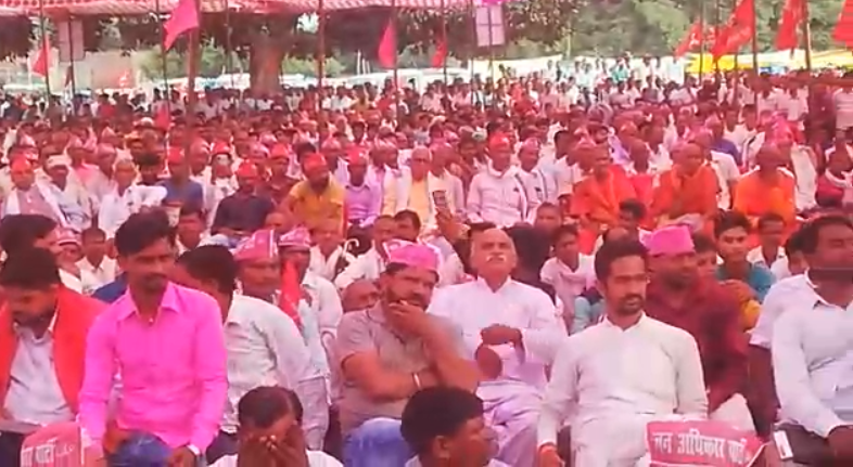 हरदोई:पाली में हुई जन अधिकार पार्टी की विशाल जनसभा
