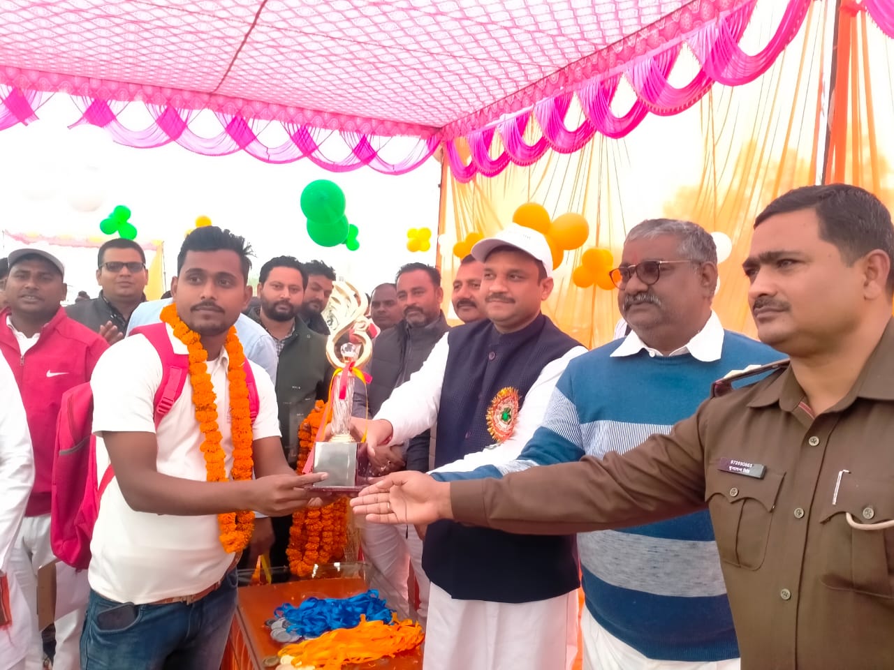 बहराइच : सांसद खेल स्पर्धा कार्यक्रम का हुआ समापन, सैकड़ों छात्र एवं छात्राओं ने किया प्रतिभाग।