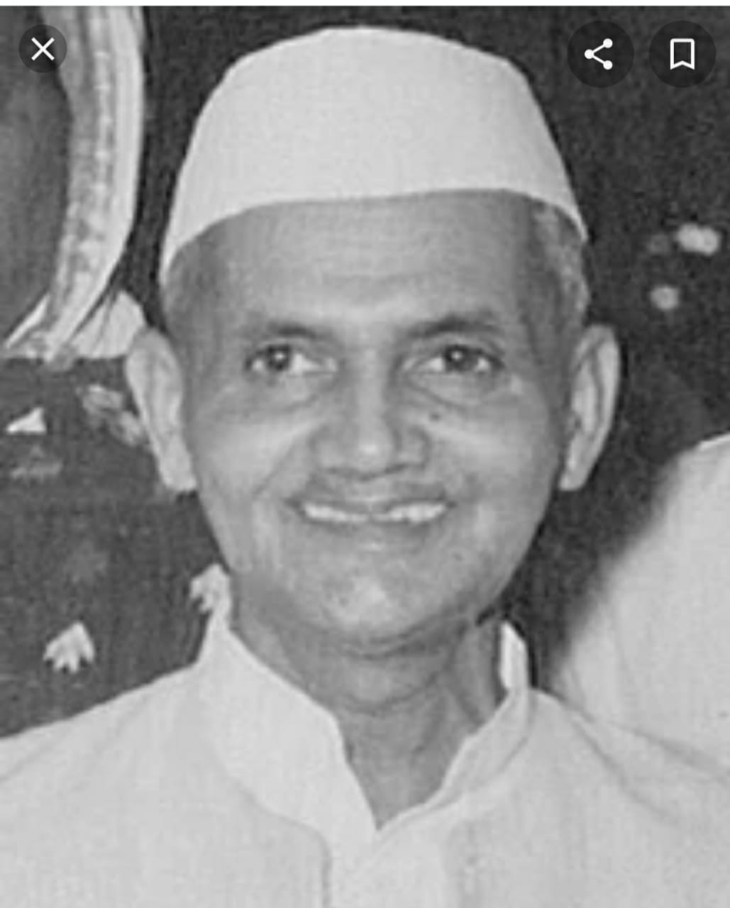 बरेली/आँवला - गुदड़ी के लाल, लाल बहादुर शास्त्री।