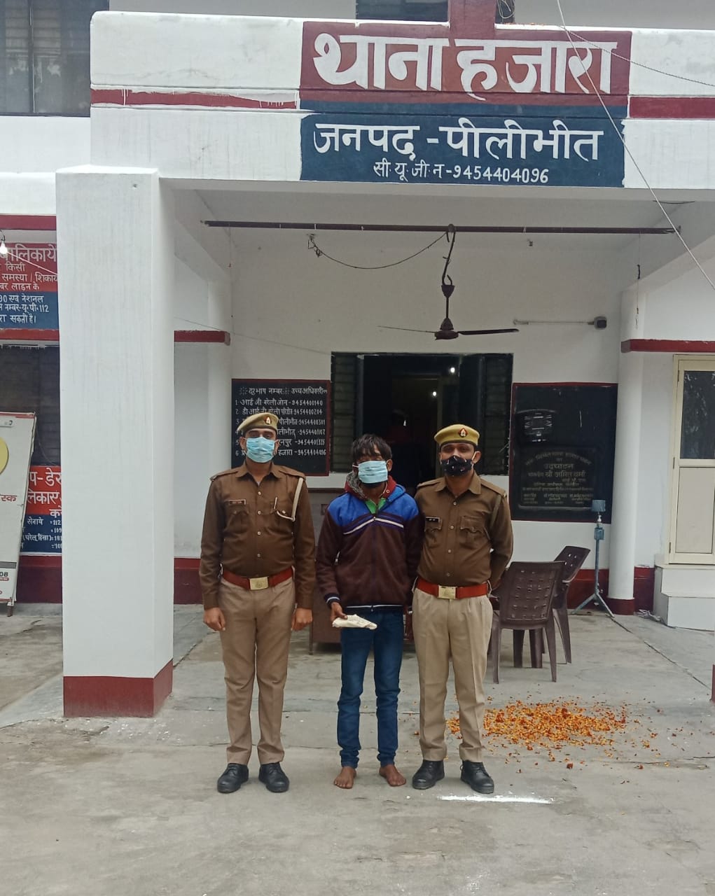 पीलीभीत: पुलिस अधीक्षक के निर्देश पर वांछित अभियुक्त गिरफ्तार।