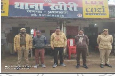 प्रयागराज- थाना खीरी पुलिस द्वारा 03 वारंटी महेंद्र कुशवाहा, बल्ली उर्फ धीरेंद्र कुशवाहा व नारायण दास गिरफ्तार