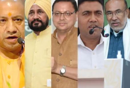 सरकार गठन पर चार राज्यों में मंथन, मणिपुर में बीरेन सिंह को फिर मौका, गोवा में प्रमोद सावंत पहली पसंद, उत्तराखंड में धामी आगे