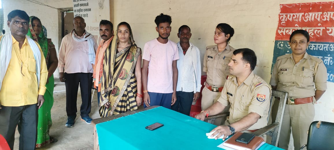 जौनपुर : पति पत्नि के घरेलू झगड़ों को थाने बुलाकर समझा बुझाकर सुलझाया गया