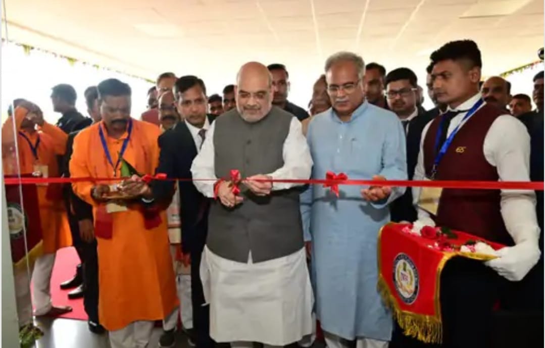 छत्तीसगढ़ में गृह मंत्री अमित शाह ने NIA की नई बिल्डिंग का किया उद्घाटन