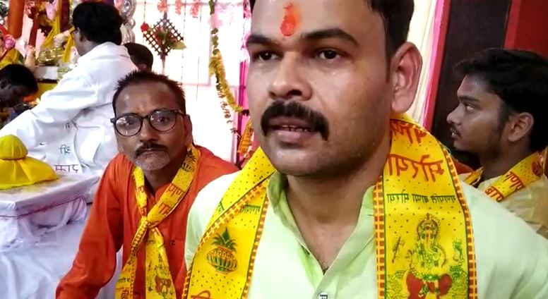 मैनपुरी:घर में पधारो गजानंद के साथ गणपति बप्पा मोरिया के लगे जयकारे