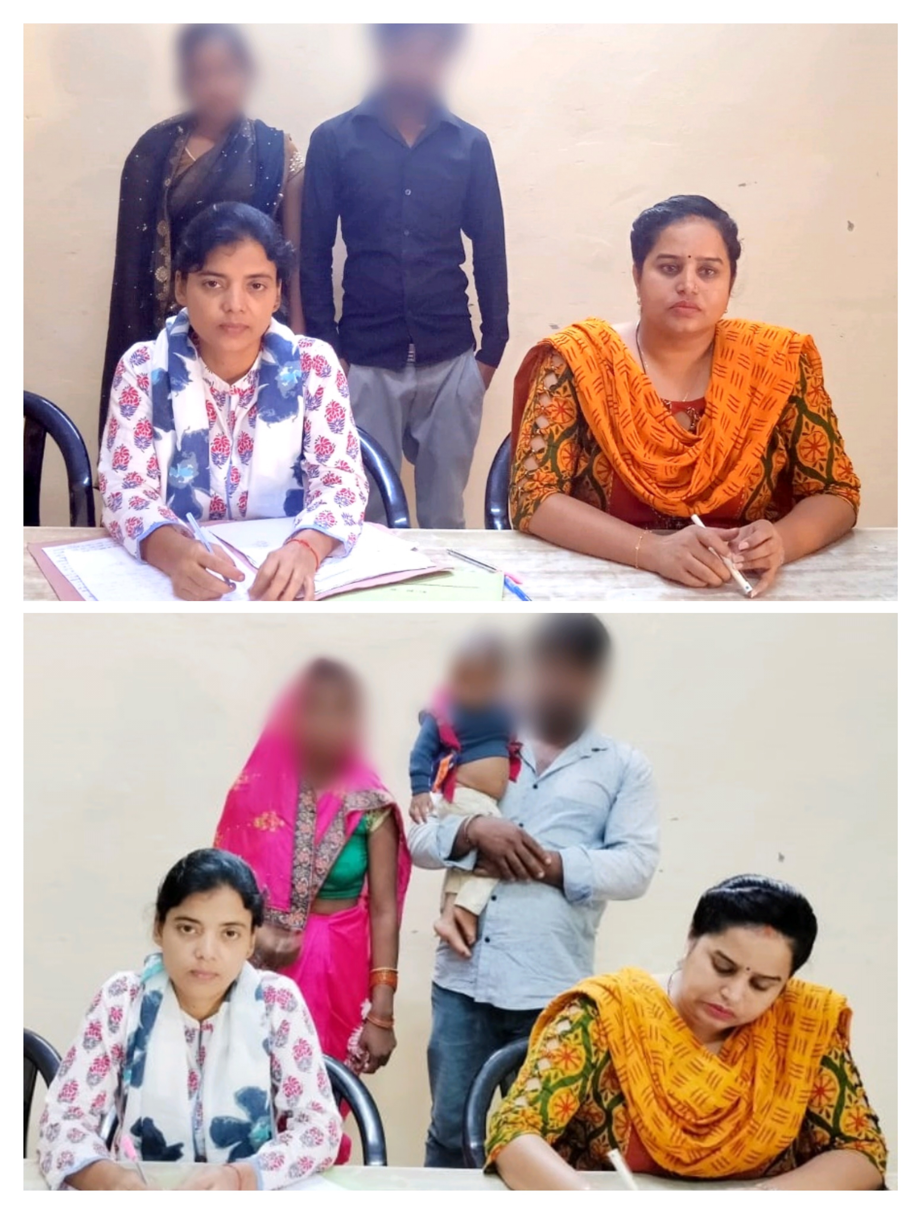 सीतापुर :मिशन शक्ति अभियान के अन्तर्गत परिवार परामर्श केन्द्र में 02 जोड़े आपसी मतभेद को छोड़कर एक साथ रहने को हुए राजी