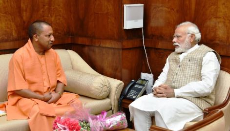 निकाय चुनाव और यूपी के नए संगठन पर हुई योगी की पीएम से बात