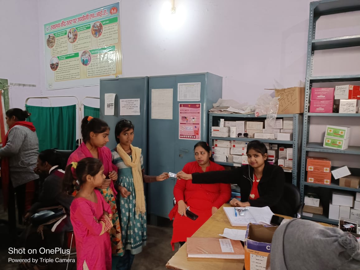 फर्रुखाबाद:नगरीय स्वास्थ्य केन्द्रों पर मनाया गया किशोर स्वास्थ्य दिवस