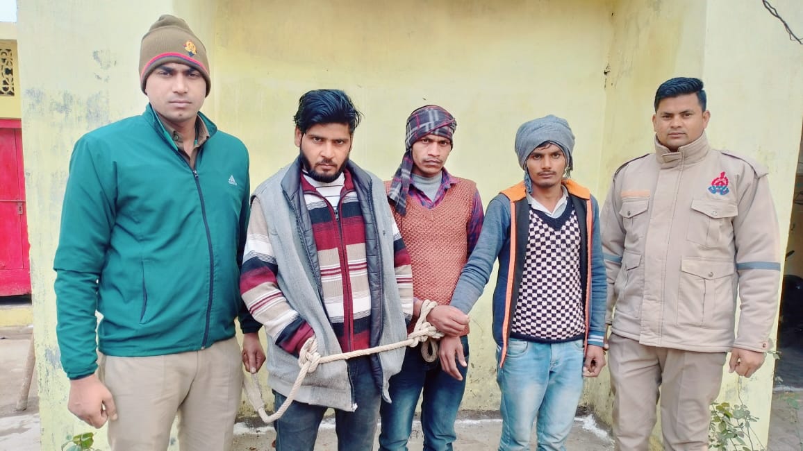 फर्रुखाबाद: कमालगंज पुलिस को मिली सफलता तीन शातिर चोर पुलिस की गिरफ्त में