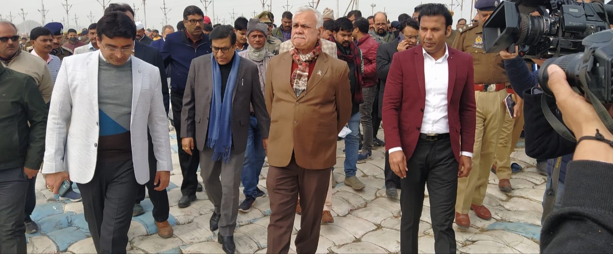 प्रयागराज : मुख्य सचिव एवं पुलिस महानिदेशक ने आगामी माघ मेला को सकुशल, सुरक्षित एवं स्वच्छ ढंग से सम्पन्न कराये जाने हेतु की गयी तैयारियों की समीक्षा की