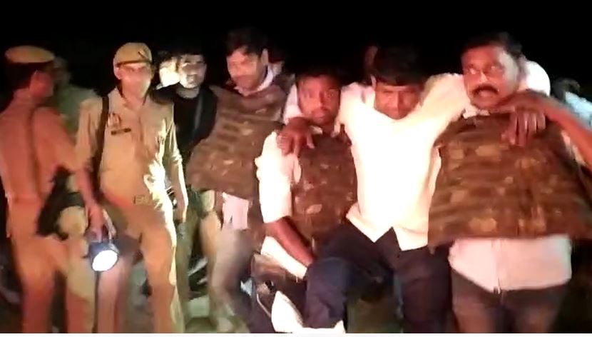 मैनपुरी:बदमाश और पुलिस में मुठभेड़