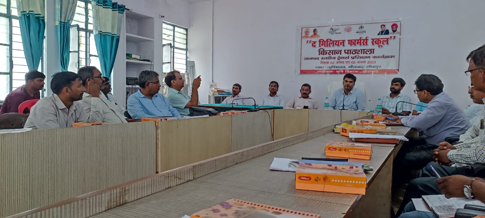 जिला सीतापुर में किसान पाठशालाओं के आयोजन के लिए मास्टर ट्रेनर्स को किया गया प्रशिक्षित।