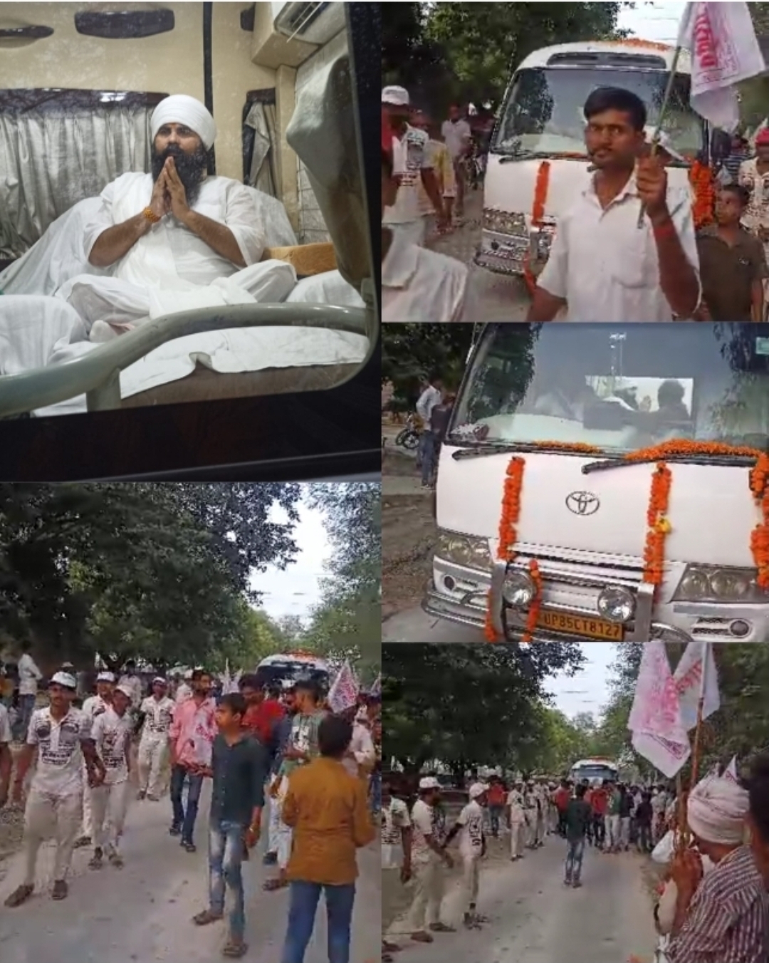मैनपुरी: शाकाहारी के प्रचारक परम संत एवं जय गुरुदेव संस्था के राष्ट्रीय अध्यक्ष पंकज जी महाराज का भव्य स्वागत