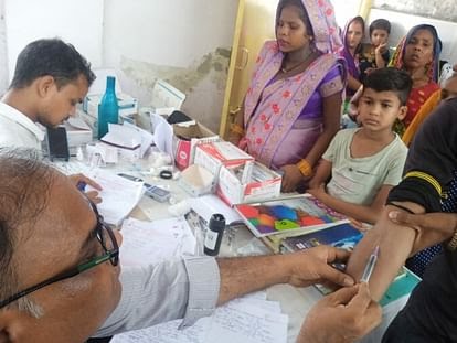 पीलीभीत में स्वास्थ्य शिविर में हुई 95 महिलाओं की जांच