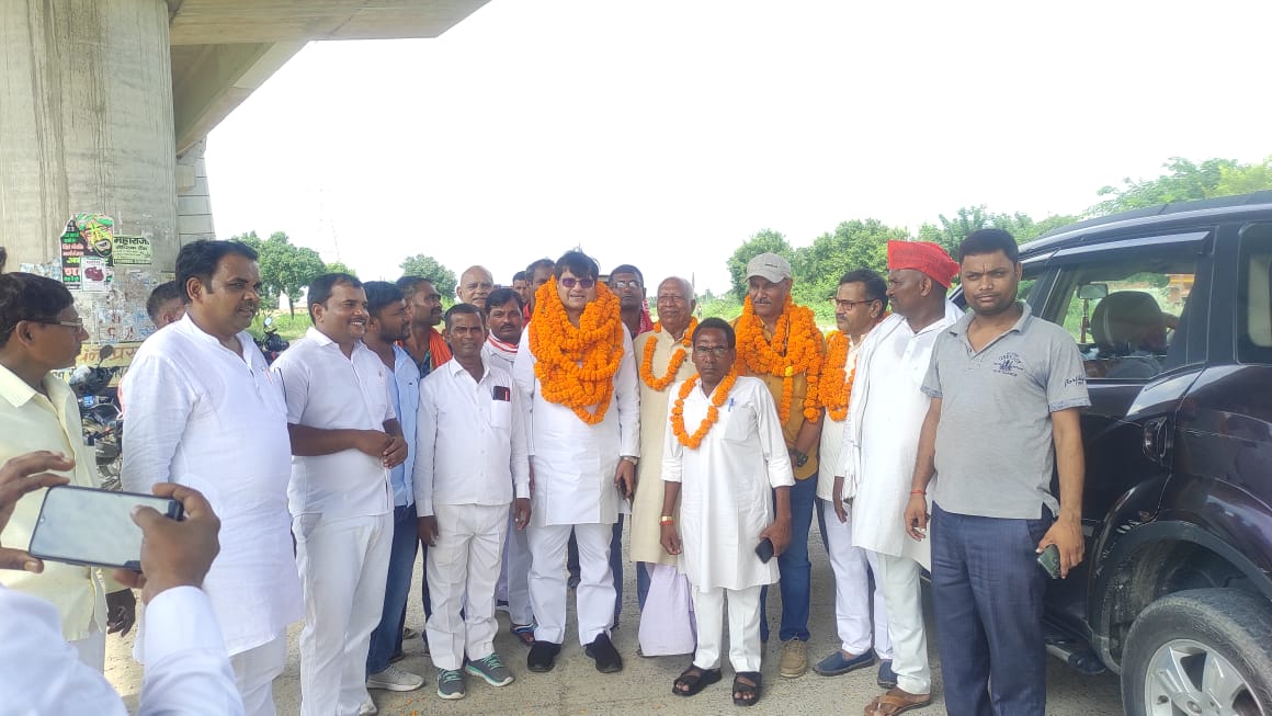 प्रदेश अध्यक्ष का गाजीपुर जनपद में जगह- जगह हुआ, जोरदार स्वागत