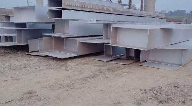 पीलीभीत में बाईपास की आखिरी बाधा भी दूर, आ गए गर्डर
