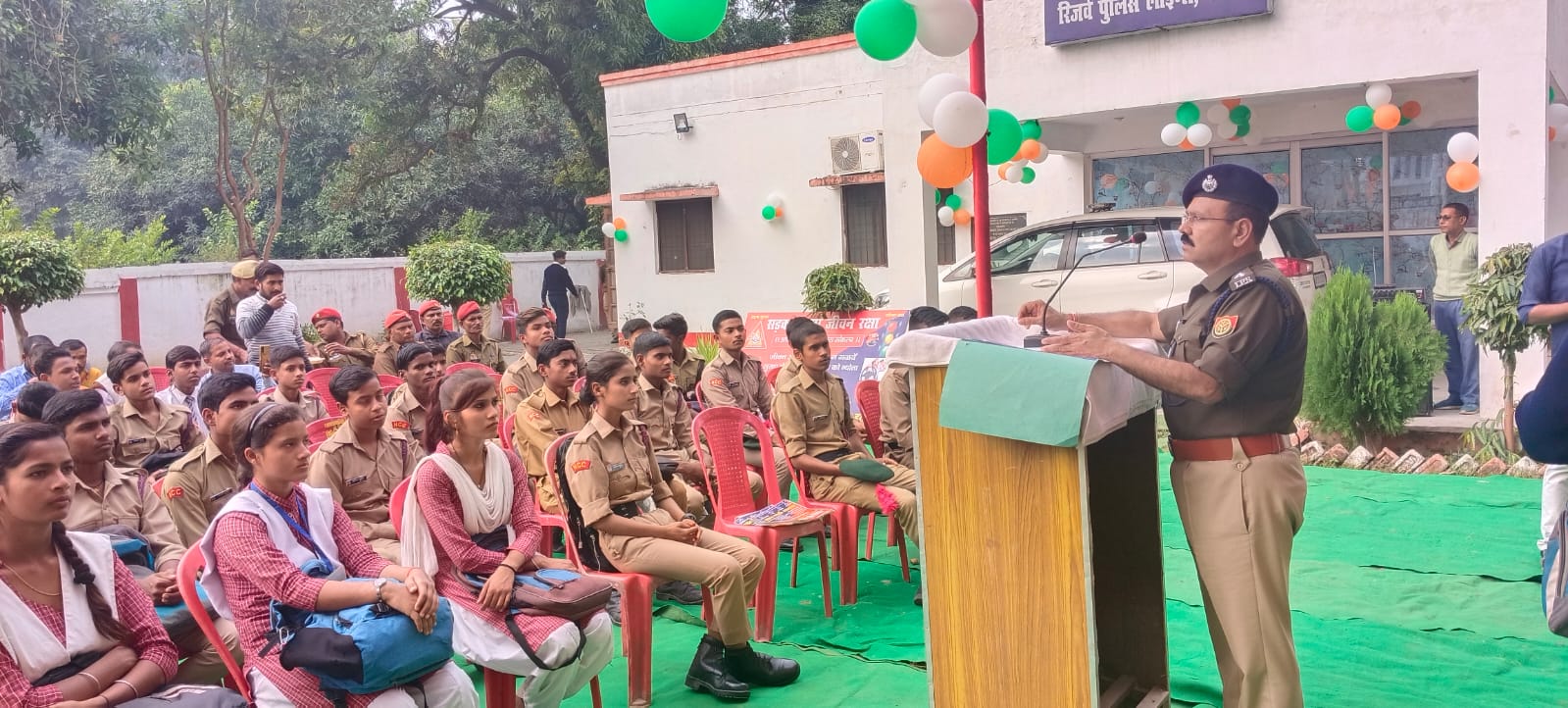 यातायात नवम्बर माह का रिजर्व पुलिस लाइन हरदोई में हुआ भव्य समापन