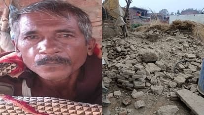 मैनपुरी में भरभराकर गिरी कच्ची दीवार, मलबे में दबकर अधेड़ की मौत, घर में मची चीख पुकार
