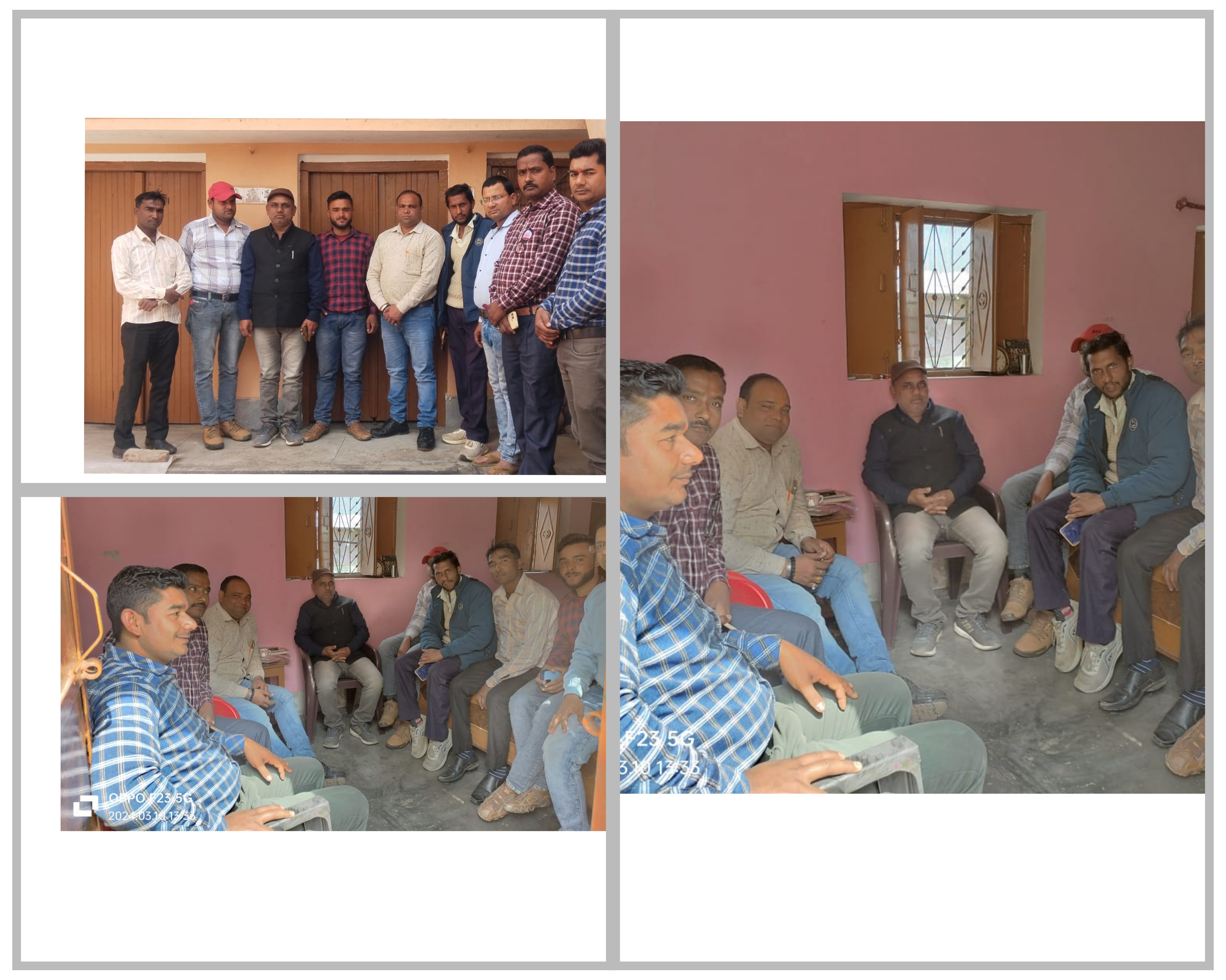 बरेली - आंवला में पत्रकार हितों को लेकर द जर्नलिस्ट एसोसिएशन के द्वारा की गयी मासिक बैठक पहुंचे संगठन पदाधिकारी।
