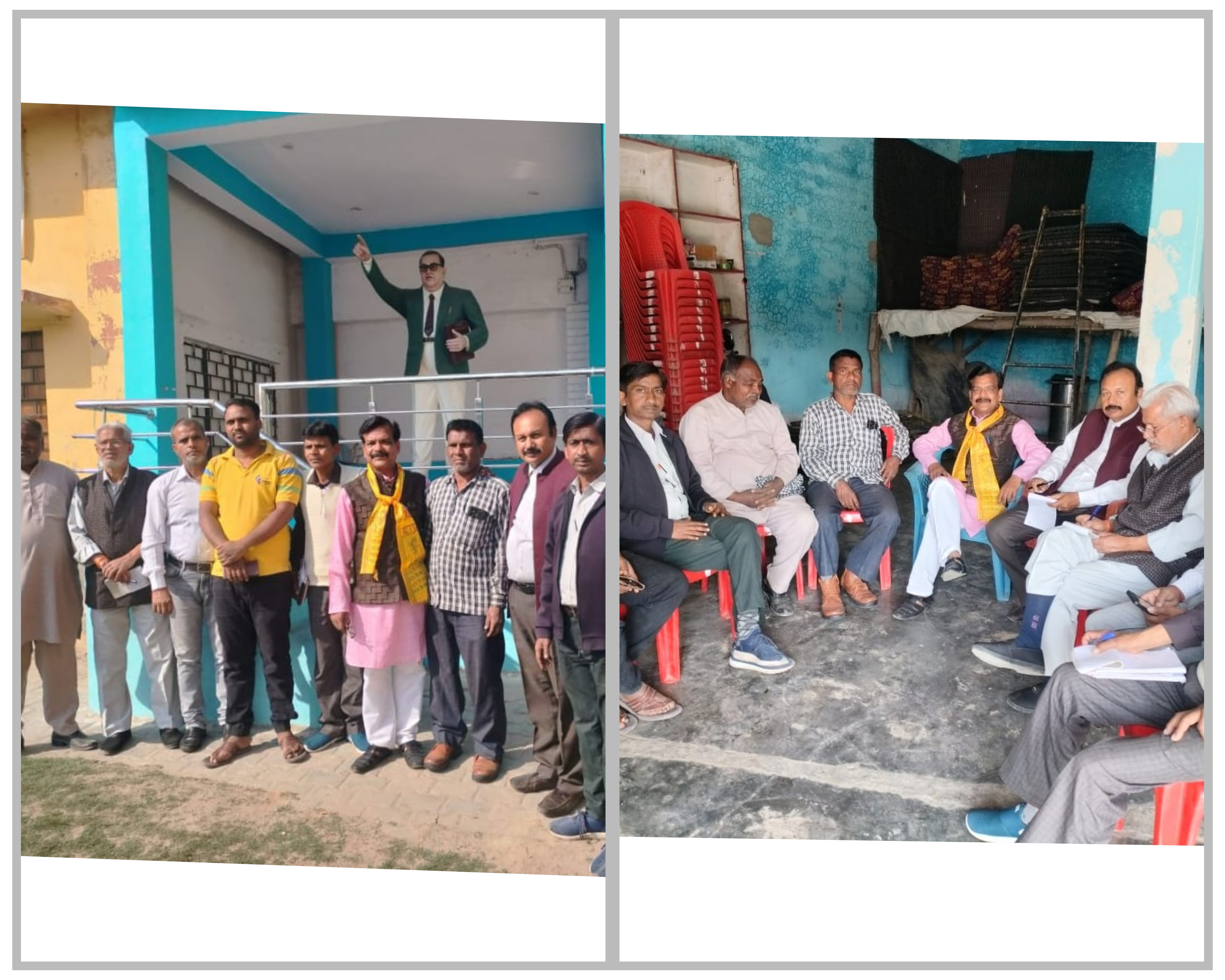 बरेली - मीरगंज विधानसभा प्रभारी संदीप गुप्ता ने कार्यकर्ताओं को बूथ कमेटी की जिम्मेदारी देने के बाद किया तूफानी दौरा।