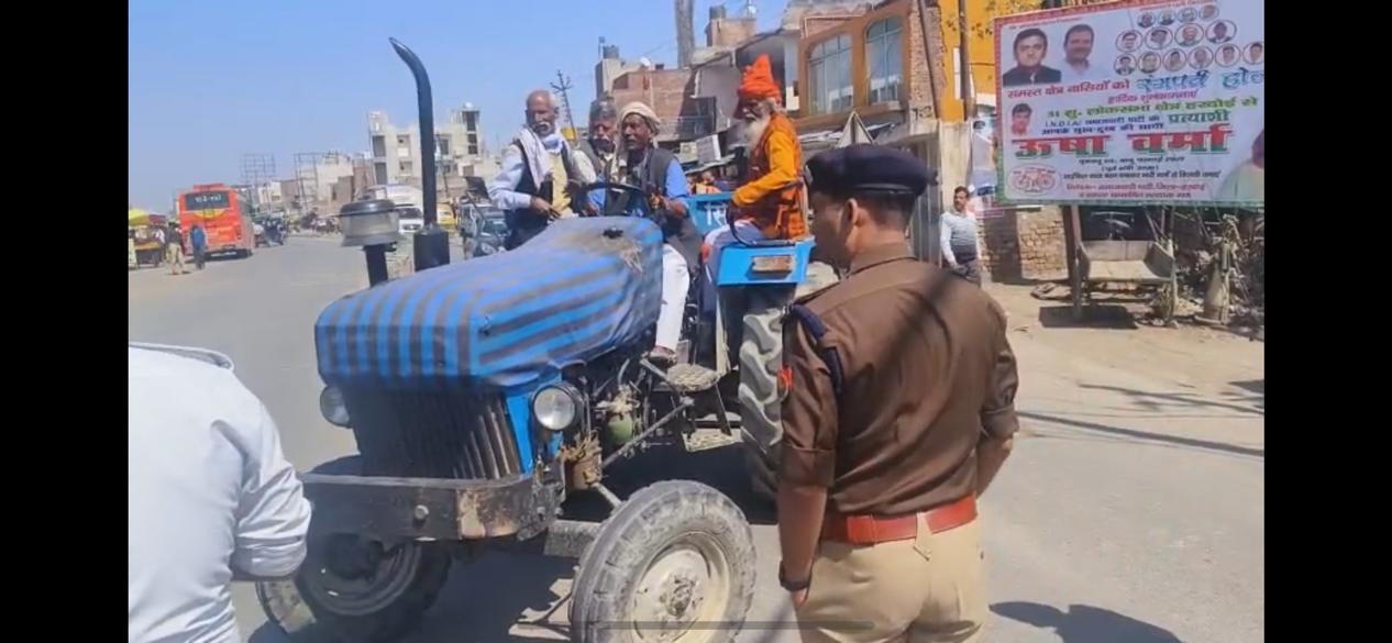 हरदोई : यातायात पुलिस द्वारा चलाया गया सघन चेकिंग अभियान