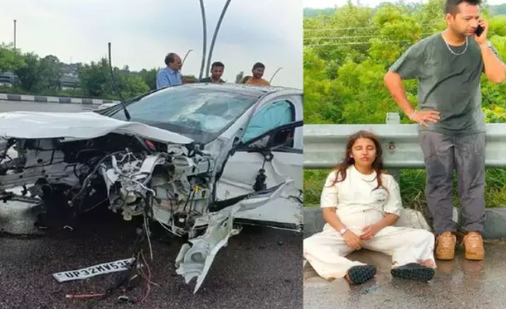 कन्नौज: उप्र कैबिनेट मंत्री नंद गोपाल नंदी के बेटे और बहू की गाड़ी का हुआ भीषण एक्सीडेंट