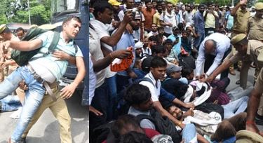 लखनऊ: एक एक अभ्यर्थी को आया अटैक, रेफर