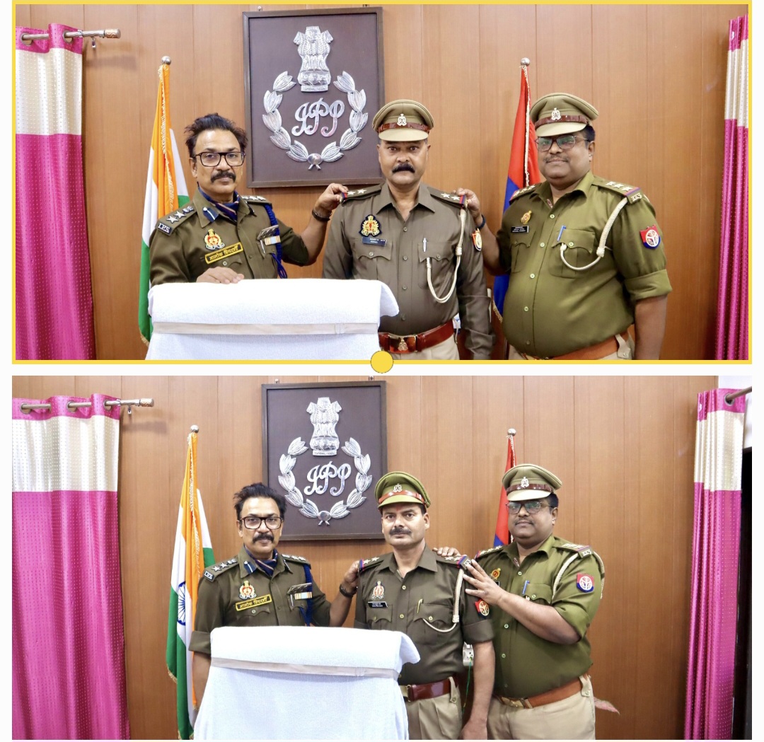 फर्रुखाबाद:पुलिस अधीक्षक ने प्रताप सिंह यादव व भोलाराम को रैंक प्रतीक/दो स्टार लगाकर पदोन्नति की दी बधाई ?