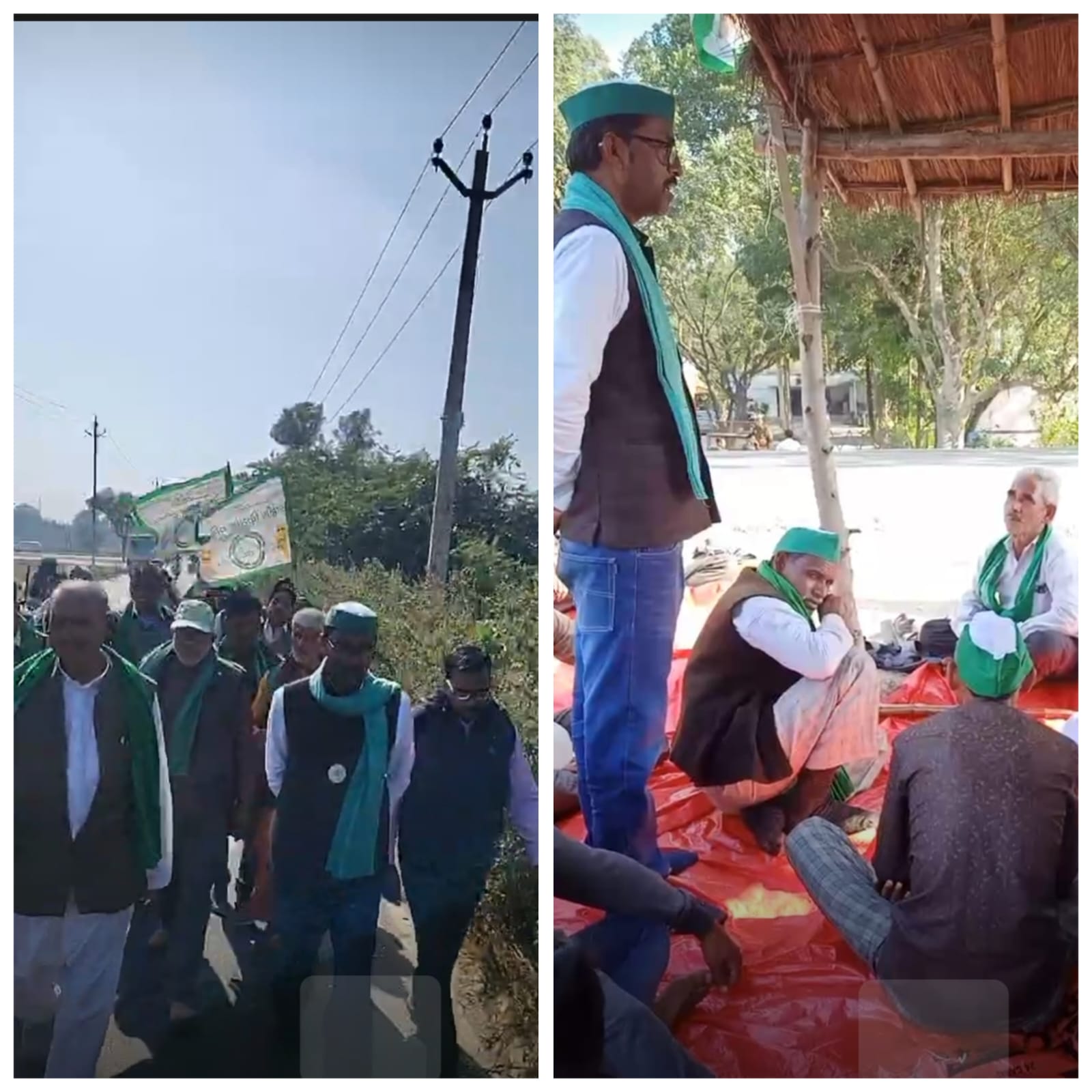 नोएडा में किसानों की गिरफ्तारी को लेकर फर्रुखाबाद किसान नेताओं ने अमृतपुर थाना का किया घेराव