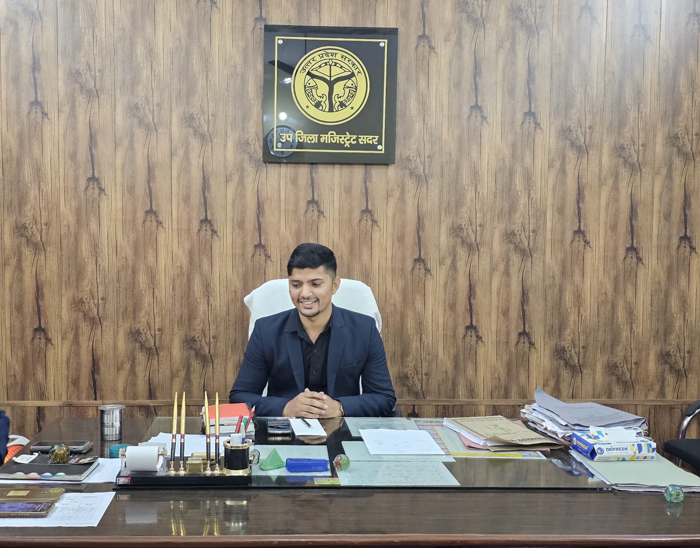 फर्रुखाबाद: प्रशिक्षु आईएएस महेंद्र सिंह को एसडीएम सदर का मिला चार्ज।