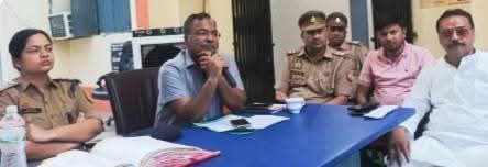 फर्रूखाबाद:बकरीद के मद्देनज़र थाना मऊदरवाजा पर पीस कमेटी की बैठक सम्पन्न।