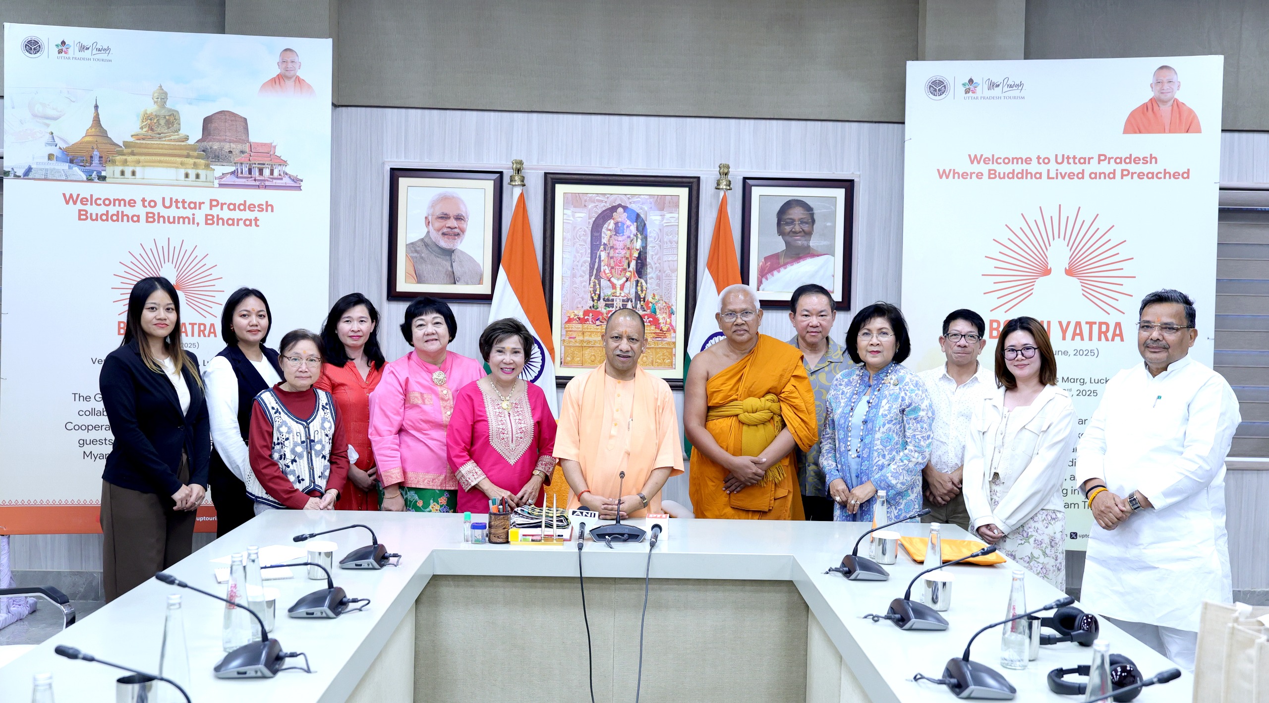 लखनऊ:महात्मा बुद्ध की शिक्षाओं को समर्पित, उत्तर प्रदेश सरकार के प्रेरणादायक प्रयास