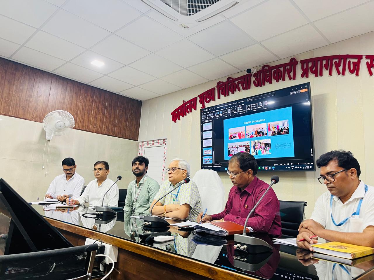 प्रयागराज : पीएसपी छिपे हुए हाईड्रोसील मरीजों को चिन्हित करें : सीएमओ
