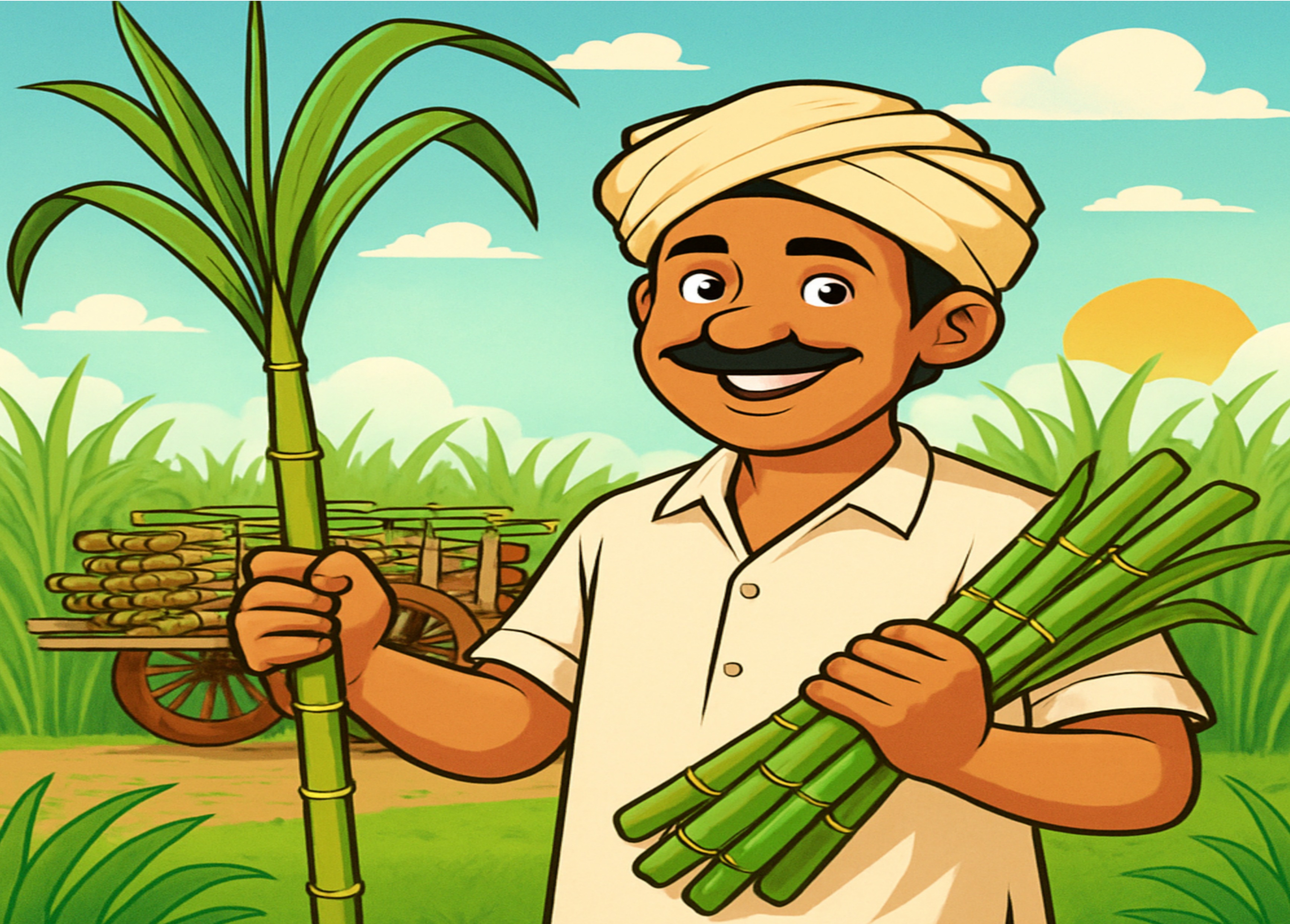 फर्रुखाबाद:लगातार बारिश से गिरे गन्ने की बंधाई किसानों के लिए जरूरी– गन्ना विभाग की अपील।