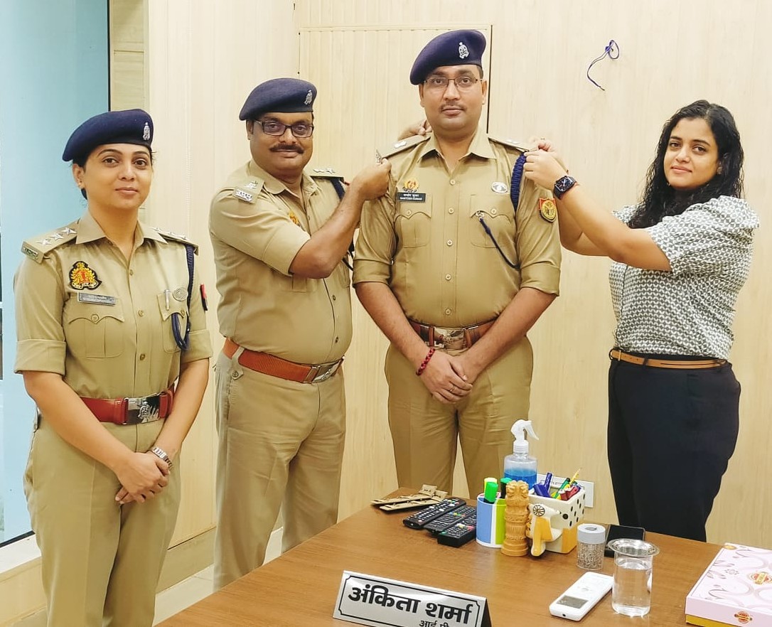 कासगंज:क्षेत्राधिकारी पटियाली श्री संतोष कुमार को अपर पुलिस अधीक्षक पद पर प्रोन्नति।
